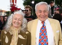 Noel Neill and Jack Larson at the premiere of "Superman Returns."