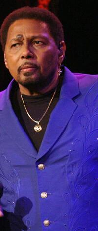 Aaron Neville on the sets of "The Young and The Restless."
