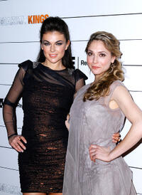 Serinda Swan and Brooke Nevin at the New York premiere of "Breakout Kings."