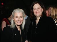 Robyn Nevin and Karen Brooks Hopkins at the "Hedda Gabler" Benefit hosted by BAM And Sydney Theater Company.