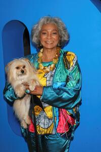 Nichelle Nichols at "The Simpsons" 350th episode block party.