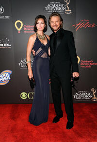 Stephen Nichols and Guest at the 38th Annual Daytime Entertainment Emmy Awards in Nevada.