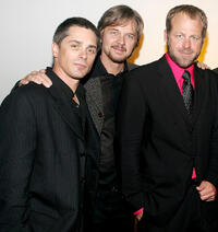 Billy Warlock, Stephen Nichols and Kin Shriner at the pre-party event to benefit St. Jude Children's Research Hospital in New York.