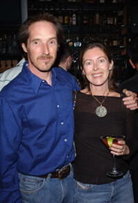 Taylor Nichols and Marga at the after party of the premiere of "Take Me Out."