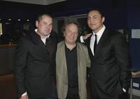 Toa Fraser, Mark Joffe and Rene Naufahu at the Air New Zealand Gala Screening of "NO.2" during the Times BFI London Film Festival.