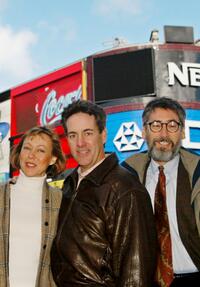 Jenny Agutter, David Naughton and Director John Landis at the 21st anniversary and re-release of "An American Werewolf."