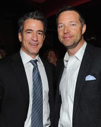 Dermot Mulroney and George Newbern at the California premiere of "Fireflies In The Garden."