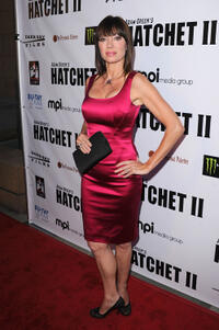 Tanya Newbould at the California premiere of "Hatchet II."
