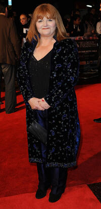 Lesley Nicol at the premiere of "West Is West" during the 54th BFI London Film Festival.