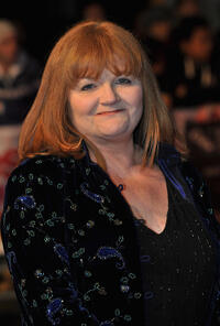 Lesley Nicol at the premiere of "West Is West" during the 54th BFI London Film Festival.