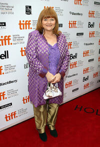 Lesley Nicol at the premiere of "West Is West" 2010 Toronto International Film Festival.