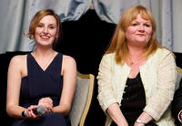 Laura Carmichael and Lesley Nicol at the Evening with Downton Abbey for Raising Money for Merlin The Medical Relief Charity in London.