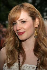 Jaime Ray Newman at the opening night of "I Am My Own Wife."