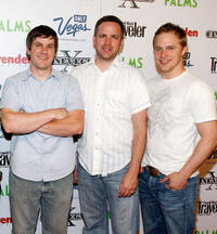 Writer/director Matt Jesperson, Brett Merritt and Maclain Nelson at the Nevada premiere of "Shorts II" during the 2008 CineVegas film festival.