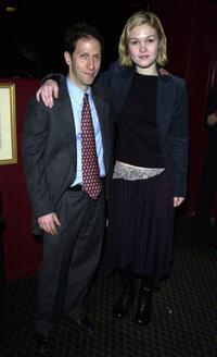 Tim Blake Nelson and Julia Stiles at the Soho Rep. theater company benefit.