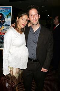 Tim Blake Nelson and his wife at the premiere of "The Last Shot".