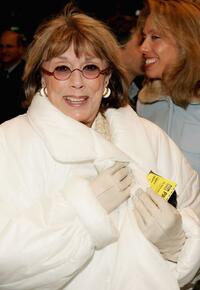 Phyllis Newman at the opening night of "All Shook Up."