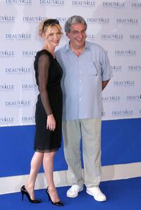 Connie Nielsen and Harold Ramis at the photocall of "The Ice Harvest" at the 31st Deauville Festival of American Film.