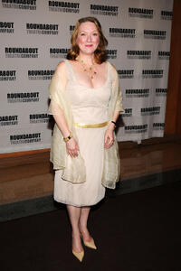 Kristine Nielsen at the after party of the opening night of "Les Liaisons Dangereuses" in New York.