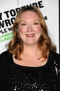 Kristine Nielsen at the off-broadway opening night of "Why Torture is Wrong, and the People Who Love Them" in New York.