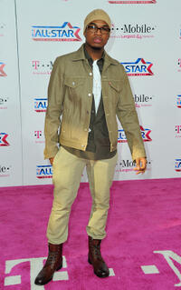 Ne-Yo at the T-Mobile Magenta Carpet of 2011 NBA All-Star Game in California.