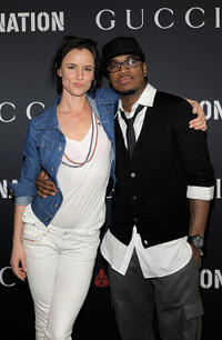 Juliette Lewis and Ne-Yo at the Gucci and RocNation Pre-GRAMMY Brunch in California.