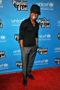 Ne-Yo at the UNICEF's "Playlist With The A-List" Celebrity Karaoke Benefit Event in California.