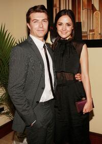 Noah Bean and Rose Byrne at the after party of the premiere of "Damages."