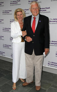 Alley Mills and Orson Bean at the 15th Annual Tony Awards party in California.