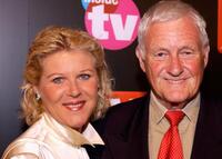 Alley Mills and Orson Bean at the TV Guide & Inside TV 2005 Emmy after party.
