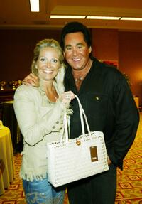 Wayne Newton and wife Kathleen with at the Academy of Country Music Awards Tempur-Pedic Talent Lodge.