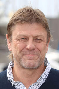 Sean Bean at a photocall for the TV series "Curfew" in Cannes, France.