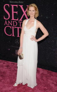 Cynthia Nixon at the N.Y. premiere of "Sex and the City."