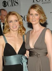 Cynthia Nixon and Felicity Huffman at the 61st Annual Tony Awards.