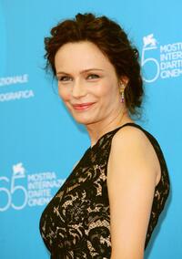 Francesca Neri at the photocall of "Il Papa Di Giovanna" during the 65th Venice Film Festival.