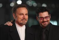 Franco Nero and Rick Kavanian at the premiere of "Murder Is My Business, Darling."