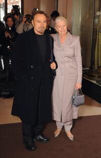 Franco Nero and Vanessa Redgrave at the London Evening Standard Theatre Awards.