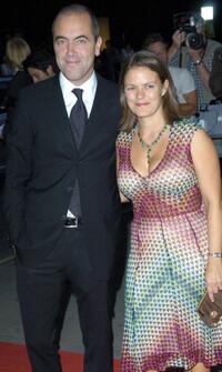 James Nesbitt and guest at the GQ Men of the Year Awards.