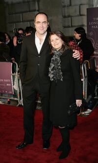 James Nesbitt and his wife Sonia Forbes-Adam at the London Party at Spencer House.