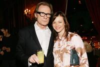 Bill Nighy and Amy Smart at the "Notes On A Scandal" premiere after party at the Metropolitan Club.