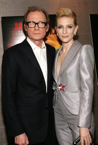 Bill Nighy and Cate Blanchett at the "Notes On A Scandal" premiere presented by Fox Searchlight AT Cinema.