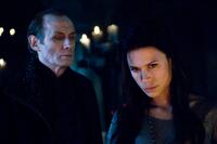 Bill Nighy and Rhona Mitra in "Underworld: Rise of the Lycans."
