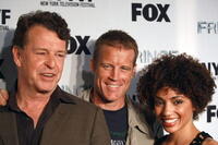 John Noble, Mark Valley and Jasika Nicole at the premiere of "Fringe" during the 2008 New York Television Festival.