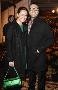 Desiree Nosbusch and Mehmet Kurtulus at the Medienboard Reception during the 61st Berlin International Film Festival.