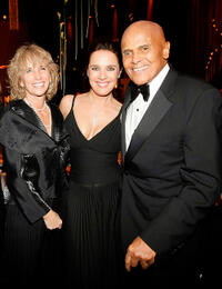 Desiree Nosbusch, Harry Belafonte and Guest at the Goldene Kamera 2010 Award in Germany.