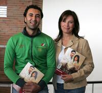 Mehmet Kurtulus and Desiree Nosbusch at the photocall of "Eine Liebe in Saigon."