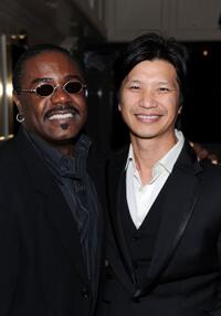 Reginald T.Dorsey and Dustin Nguyen at the Breakthrough Brit Week, Breakthrough Brits Gala Reception.