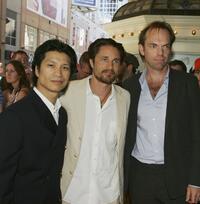 Dustin Nguyen, Martin Henderson and Hugo Weaving at the premiere of "Little Fish."