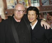 Rowan Weeds and Dustin Nguyen at the premiere of "Little Fish."