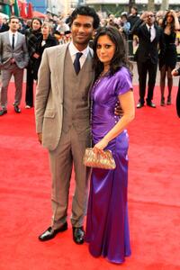Sendril Ramamurthy and Goldy Notay at the UK premiere of "It's a Wonderful Afterlife."